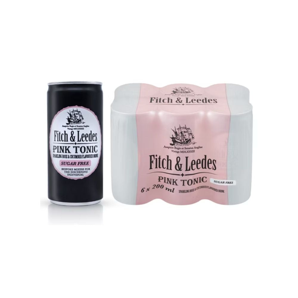 Fitch & Leedes Pink Tonic Sugar Free 200ml
